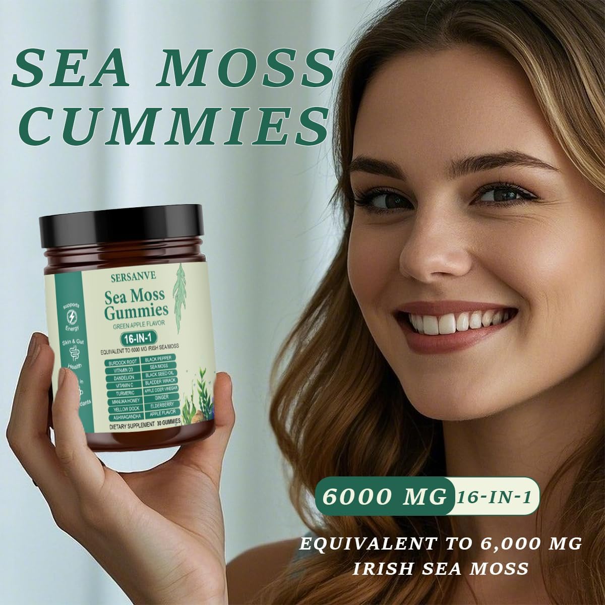 Gummies SERSANVE Mousse de Mer avec ingrédients naturels
