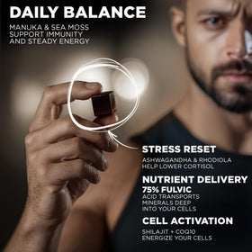 Gummies Shilajit alloza, présentation avec d'autres compléments