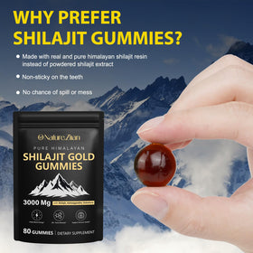 Gummies Shilajit Bio O NATURE. ZIRAN avec Ashwagandha et Gokshura