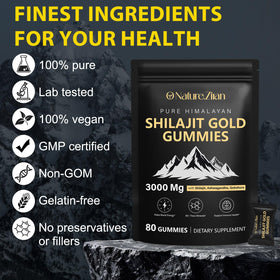Gummies Shilajit Bio O NATURE. ZIRAN sur une table