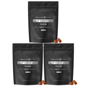 Gummies Shilajit Formulation Factory pack de 3 avec 120 gummies au total