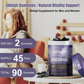 Gummies Shilajit Fristfei dans un bol