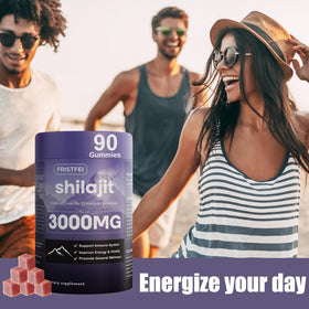 Gummies Shilajit Fristfei en gros plan