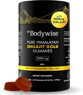 Gummies Shilajit Himalayen Be Bodywise, 60 unités, emballage avant