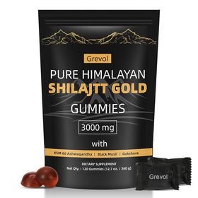 Gummies Shilajit Himalayen Grevol en emballage individuel
