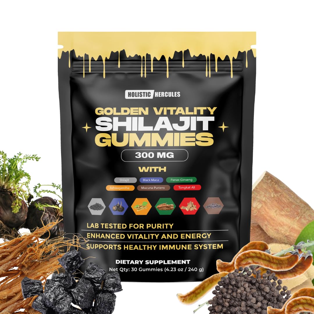 Gummies Shilajit Holistic Hercules avec ingrédients naturels