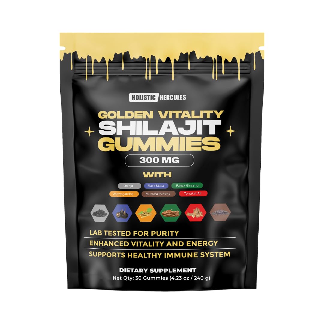 Gummies Shilajit Holistic Hercules emballage avant vue