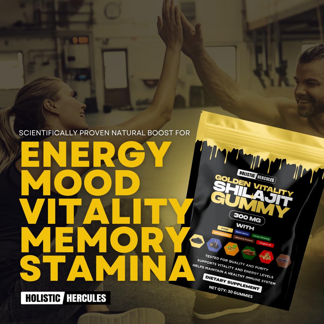 Gummies Shilajit Holistic Hercules prises en main