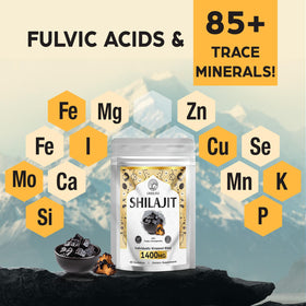Gummies Shilajit ORBILIVE 1400 MG, prise en main