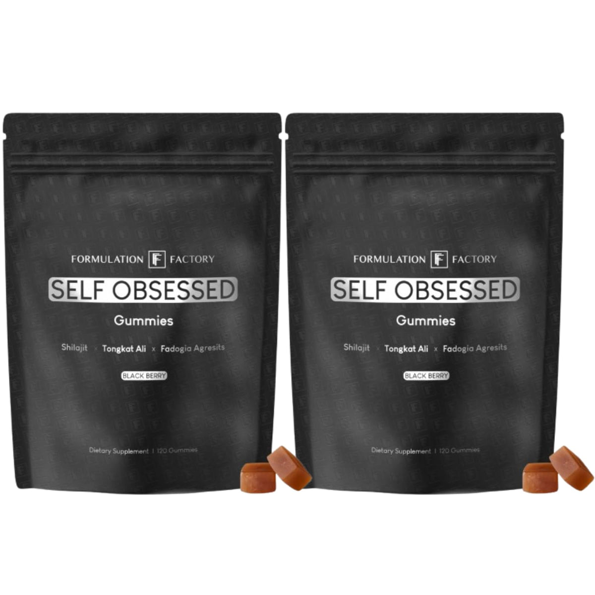 Gummies Shilajit pour hommes Formulation Factory, paquet de 240 gummies