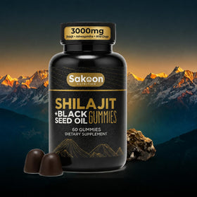 Gummies Shilajit Sakoon nutrition 200g vue avant avec emballage