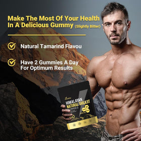 Gummies Shilajit VivoNu ouvertes avec plusieurs gommes visibles