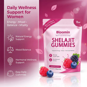 Gummies Shilajit XKHZRX ouvertes montrant leur texture
