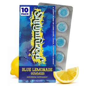 Gummies Shrumfuzed aux champignons Blue Lemonade, boîte de 10 unités