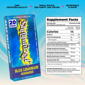 Gummies Shrumfuzed, emballage sécurisé, épreuve des falsifications
