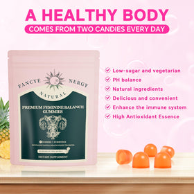Gummies Shytrouy Équilibre Féminin Ananas dans une main