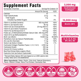 Gummies Sijigood Collagène 2500mg dans une main
