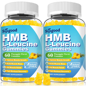 Gummies Sijigood HMB et L-Leucine goût Ananas, avant