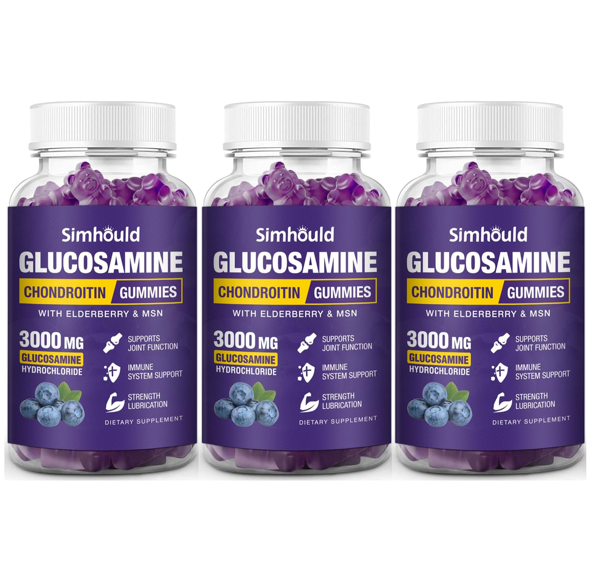 Gummies Simhould Glucosamine Chondroïtine 3000MG pack avant
