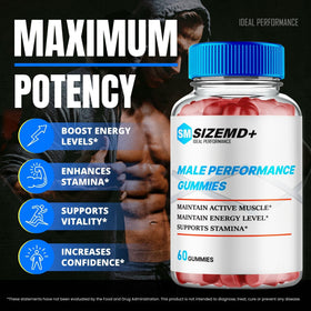 Gummies SizeMD+ pour Hommes, vue de côté de la boîte