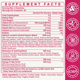 Gummies SKLIA en gros plan montrant la texture et la couleur pêche