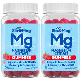 Gummies Slow-Mag de Citrate de Magnésium, 60 pièces, vue avant
