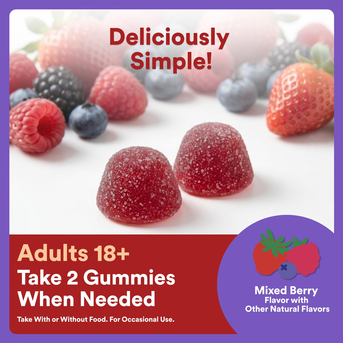 Gummies SmartyPants dans un bol transparent