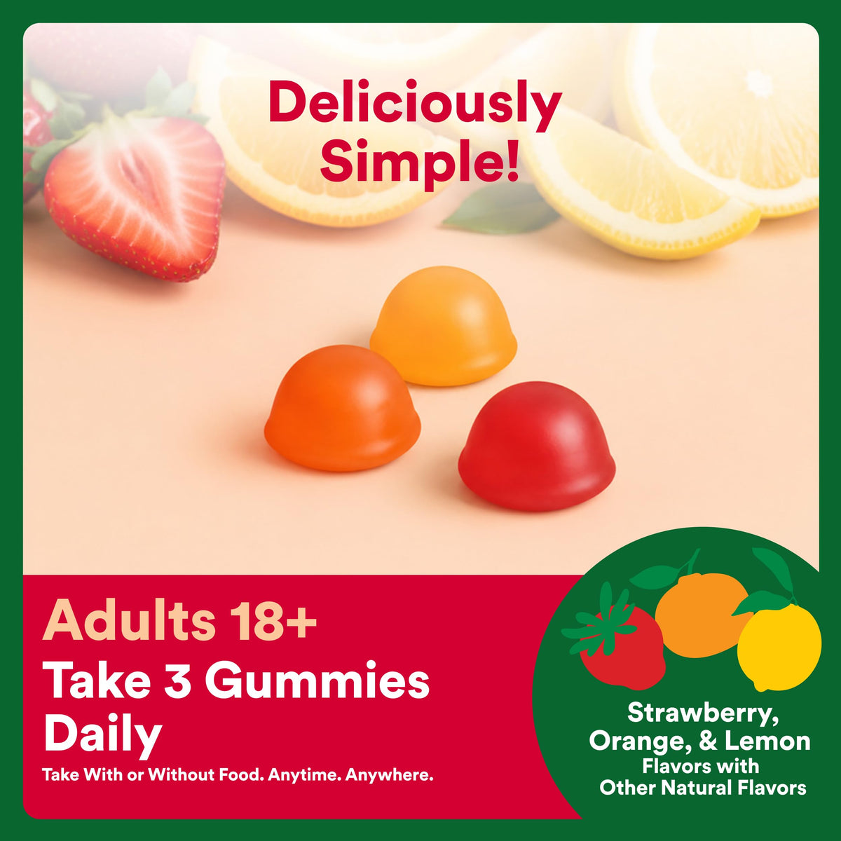 Gummies SmartyPants dans un environnement de bureau