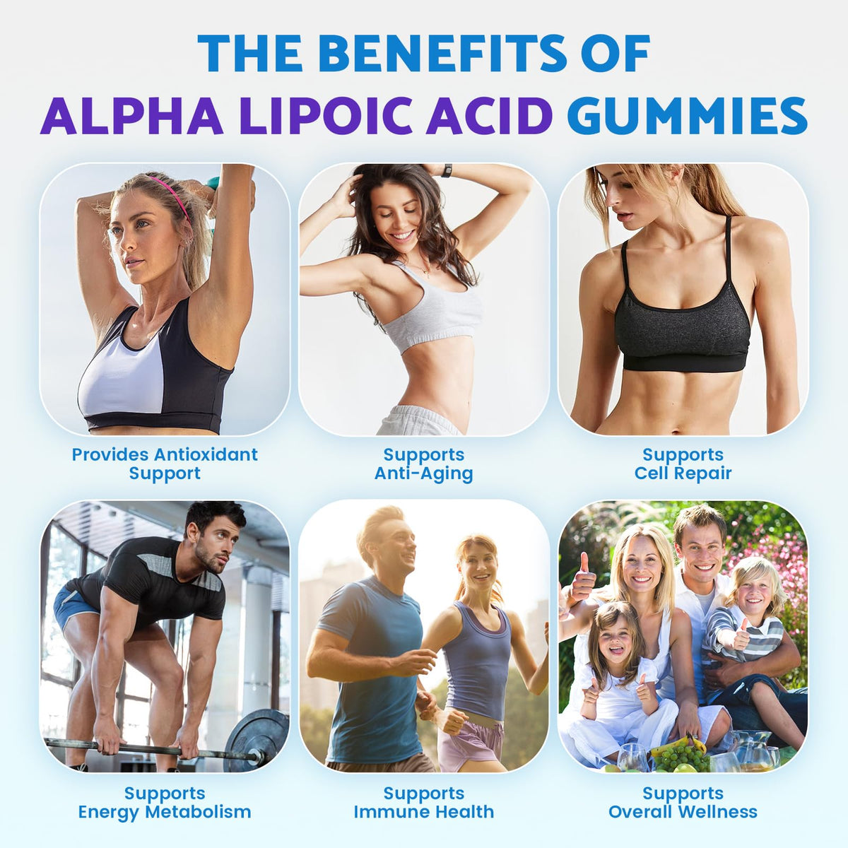 Gummies softbear Alpha Lipoïque dans une main pour échelle