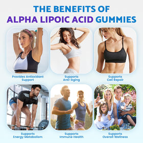 Gummies softbear Alpha Lipoïque dans une main pour échelle