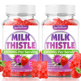 Gummies softbear au chardon-marie 1000mg emballage avant