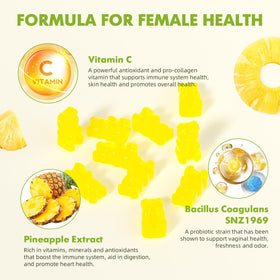Gummies softbear équilibre féminin avec une portion de 2 gummies