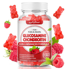 Gummies softbear glucosamine chondroïtine framboise vue avant