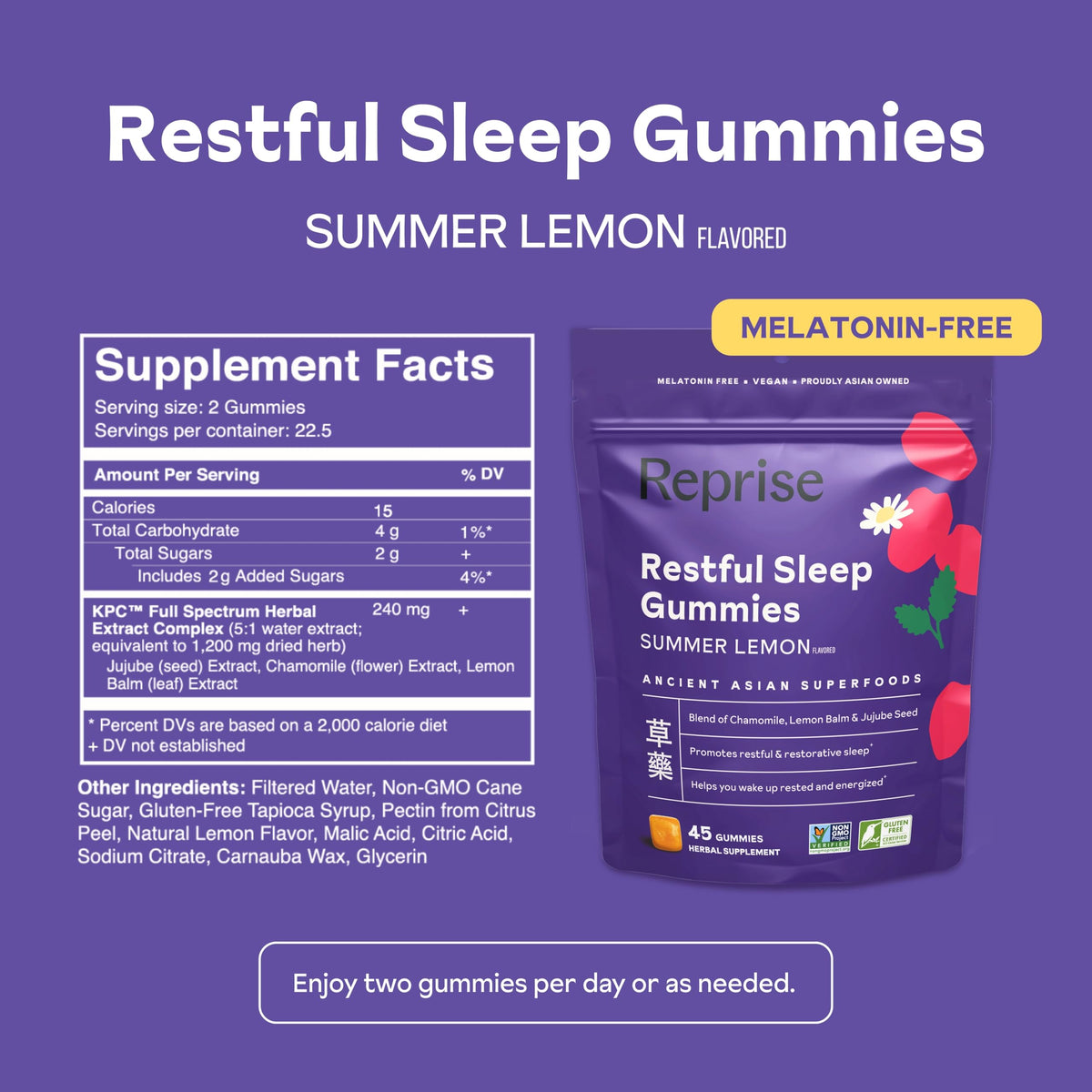 Gummies Sommeil Naturel Reprise en gros plan sur une gummy