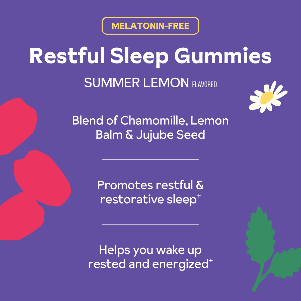 Gummies Sommeil Naturel Reprise présentation sur une table