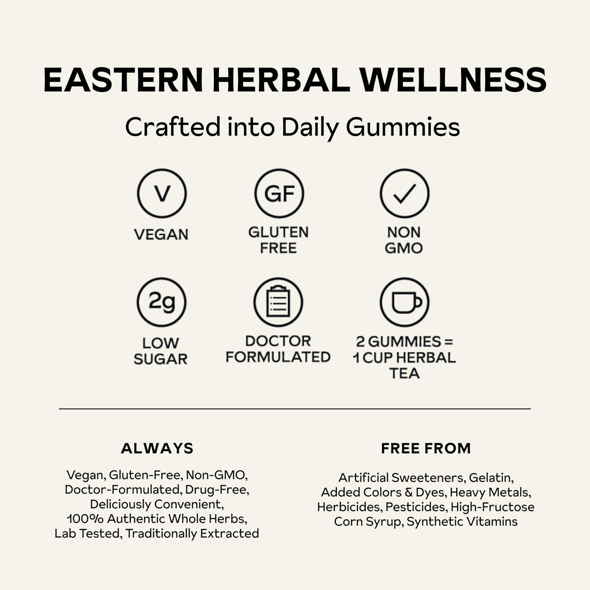 Gummies Sommeil Naturel Reprise vue de dos avec informations nutritionnelles
