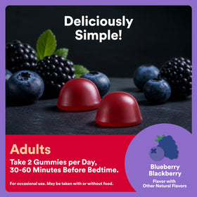 Gummies Sommeil SmartyPants avec des ingrédients naturels