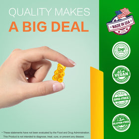 Gummies STANCES ORCHARD en gros plan démontrant leur saveur fruitée