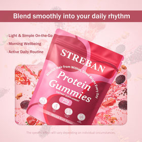 Gummies STREBAN dans un sac de sport