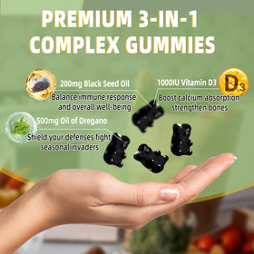Gummies SUGAWITA à l'huile d'origan, prise en main