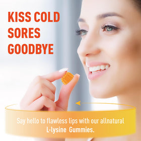 Gummies SUGAWITA L-Lysine sur une table en bois