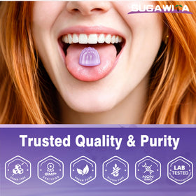Gummies SUGAWITA NAC 1000mg, vue de dessus