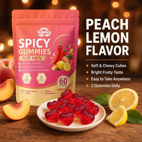 Gummies Suiyilary en main, démonstration de leur facilité à mâcher