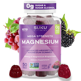 Gummies SUKU au magnésium bisglycinate 177 mg, vue avant