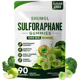 Gummies sulforaphane Shumol pot de 90 gummies vue de face