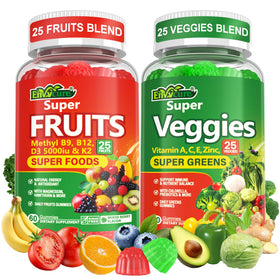 Gummies Super Greens EnvyCure 440g vue de face avec emballage