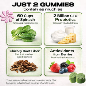Gummies Super Greens Kiala Nutrition, portion quotidienne recommandée