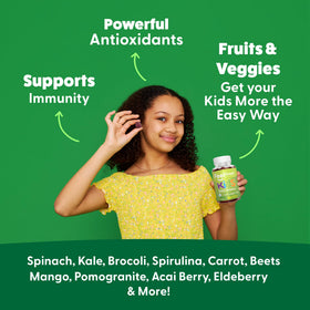 Gummies Super Greens Veggie 60ct on a kitchen counter