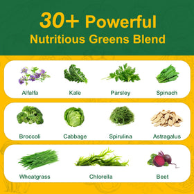 Gummies Super Greens Vitrcestrs ouvertes avec gummies visibles