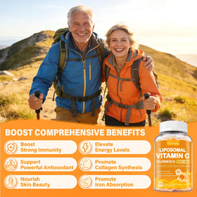 Gummies Tcemundry à la vitamine C 1000mg, présentation sur une table